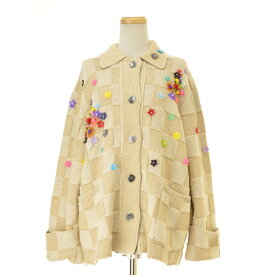 【中古】【期間限定値下げ】YANYAN24AW YYW24-1151 CITYSHOP取り扱い PLAITED CHECK OVERSIZED WORK JACKET長袖カーディガン【送料無料】【cacgacaf-l】
