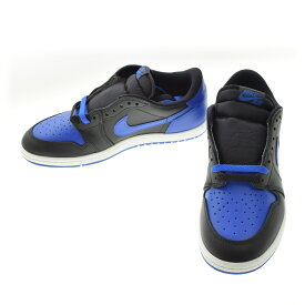 【中古】NIKE / ナイキIB1981-004 AIR JORDAN 1 LOW '85 Black and Royal Blueエアージョーダン【cacgaebf-z】