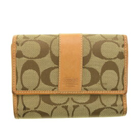 【中古】COACH / コーチシグネチャー 3つ折り財布【cacfahce-z】