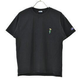 【中古】RHC Ron Herman × CHAMPION / アールエイチシーロンハーマン × チャンピオンサボテン刺繍半袖Tシャツ【cacgadaf-l】