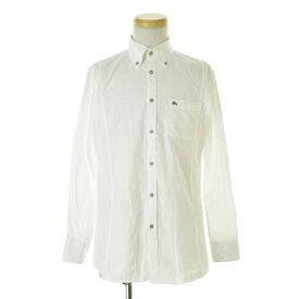 【中古】BURBERRY BLACK LABEL / バーバリーブラックレーベルストライプボタンダウン長袖シャツ【cacgacce-m】