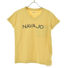 【中古】KAPITAL / キャピタルポケット付 NAVAJO Vネック半袖Tシャツ【cacgafbd-l】