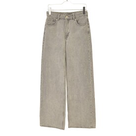 【中古】DIVIDED by H&M / ディバイデッドバイエイチアンドエムハイウエスト ワイド ブラックデニムパンツ【cacgaebh-l】
