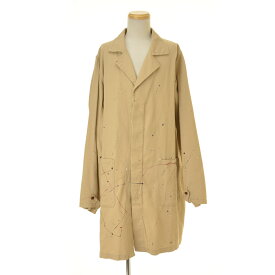 【中古】VISVIM / ビズビム0220905013004 I.C.T PEERLESS SERVICE COAT ドリップ ペンキ加工 ショップコート【cacfbbcg-m】