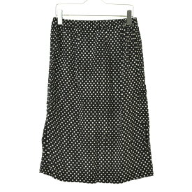 【中古】【期間限定値下げ】ZUCCA / ズッカドット柄シャーリングスカート【cacfbcbh-l】