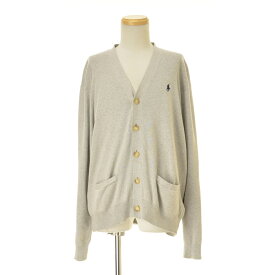 【中古】POLO RALPH LAUREN / ポロ ラルフローレンPIMA COTTON ピマコットンニット長袖カーディガン【cacgaebj-m】