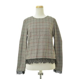 【中古】【期間限定値下げ】ZARA WOMAN / ザラウーマングレンチェック長袖ブラウス【caceabah-l】