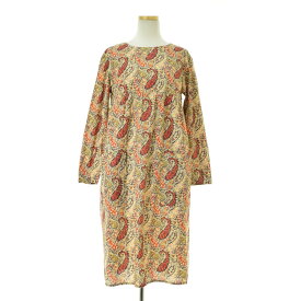 【中古】APC / アーペーセー23231-10442 ペイズリー長袖ワンピース【cacfagbf-l】