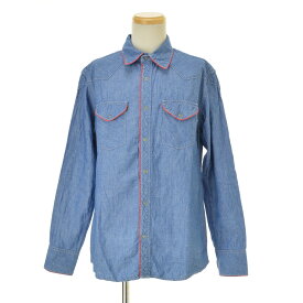 【中古】【期間限定値下げ】VISVIM / ビズビム0113205007011 FOUR CORNERS SHIRT CHAMBRAY (LUXSIC)長袖シャツ【cacdabcc-m】