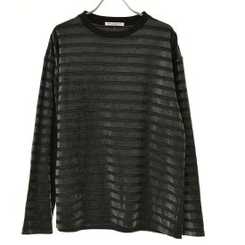 【中古】UNITED ARROWS BEAUTY & YOUTH / ユナイテッド アローズ ビューティ アンド ユース1612-226-5287 BL C/PE VLR BOR LS ベロアボーダー ロングスリーブ Tシャツ長袖Tシャツ【cacgadbj-l】
