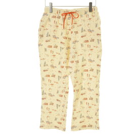【中古】BEAMS BOY / ビームス ボーイ13-24-0080-101 キャンプ プリント サーマル イージーパンツパンツ【cacgacah-l】
