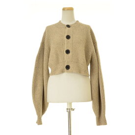 【中古】INSCRIREI24AW-K11 Cropped cardigan ウールニット長袖カーディガン【cacgadag-l】