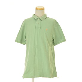 【中古】POLO RALPH LAUREN / ポロ ラルフローレンCotton Mesh Graphic Polo Shirt バック刺繍 プリント半袖ポロシャツ【cacgadbe-m】