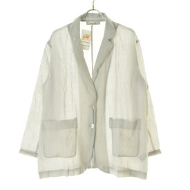 【中古】etre relie / エトレリー123203 麻ローンテイラージャケットテーラードジャケット【cacfaiaf-l】