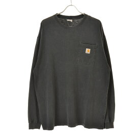 【中古】CARHARTT / カーハートホンジュラス製 ポケット付長袖Tシャツ【cacgagcg-m】