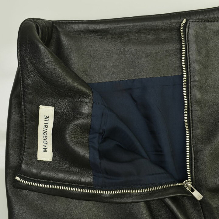 MADISONBLUE】MB211-6007 SOFIE LONG SK LEATHER ラムレザータイト  