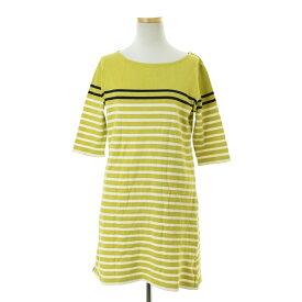 【中古】UNITED ARROWS Green Label Relaxing / ユナイテッドアローズグリーンレーベルリラクシング3626-140-1094 ボーダー五分袖ワンピース【cacgaebd-l】