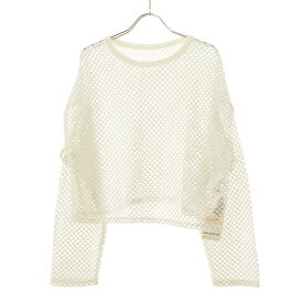 【中古】【期間限定値下げ】niko and... / ニコ アンド24SS 987603 スリットスリーブメッシュプルオーバー長袖カットソー【cacfbcbd-l】