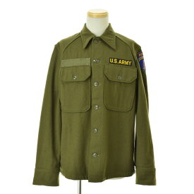 【中古】US ARMY / ユーエスアーミー60s 8405-188-3792 OG-108 WOOL FIELD SHIRT長袖シャツ【cacfaeae-m】