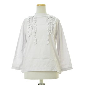 【中古】GRANDMA MAMA DAUGHTER / グランマ ママ ドーター23AW TC2336571 ハイネックフリル七分袖カットソー【caceaecf-l】