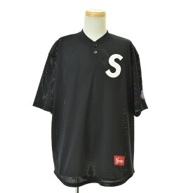 【中古】SUPREME / シュプリーム25SS S Logo Baseball Henley半袖カットソー【cacfbaaj-m】