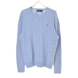 【中古】POLO RALPH LAUREN / ポロ ラルフローレンケーブルコットン長袖ニットセーター【cacfbcce-m】