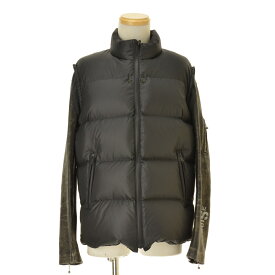 【中古】UNDERCOVER / アンダーカバー15AW UCP9202-2 Arts期復刻 MAD ARCHIVES レザースリーブダウンジャケット【cacfbbbi-m】