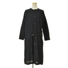 【中古】【期間限定値下げ】ゴーシュ / ゴーシュG124-E026 コットンシルクシャツロング長袖ワンピース【cacdafbc-l】