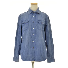 【中古】【期間限定値下げ】45rpm / 45R / フォーティーファイブアールピーエム4063910 デニム素材の908イースタンシャツ長袖シャツ【送料無料】【cacfbbaf-l】