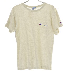 【中古】CHAMPION / チャンピオン90s USA製 青タグ ロゴプリント 霜降り半袖Tシャツ【cacdahbg-m】