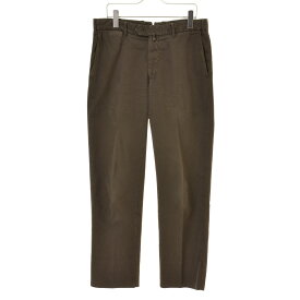 【中古】Ermenegildo Zegna / エルメネジルドゼニアMIC ノープリーツ テーパードパンツ【cacfajce-m】