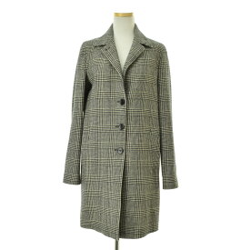 【中古】ETRO / エトロチェックウールコート【cacfbbcc-l】