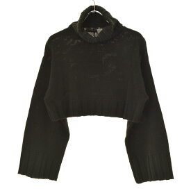 【中古】DIVIDED by H&M / ディバイデッドバイエイチアンドエムタートルネックショート長袖ニットセーター【cacfbbcd-l】