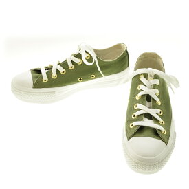 【中古】CONVERSE / コンバース5CL197 ALL STAR オールスター PLTS サテンポイント OX カーキスニーカー【cacfagce-z】