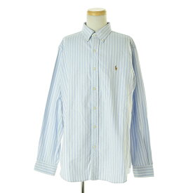 【中古】POLO RALPH LAUREN / ポロ ラルフローレン24AW CLASSIC FIT ストライプオックスフォードボタンダウン長袖シャツ【cacfaibb-m】