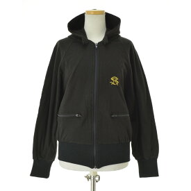【中古】【期間限定値下げ】SONIA RYKIEL / ソニアリキエルフランス製 ドルマン ジップアップ ブルゾンキルティングジャケット【cacebccb-l】