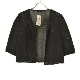 【中古】【期間限定値下げ】Blue les copainsナイロン七分袖ブラウス【cacfbabd-l】