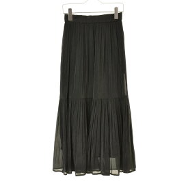 【中古】NATURAL BEAUTY BASIC / ナチュラルビューティーベーシック017-4120453 スパークシアーティアードマキシスカート【cacgabdb-l】