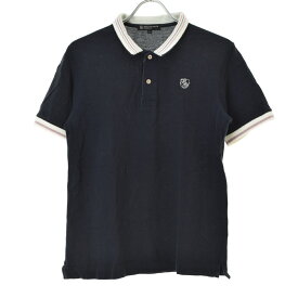 【中古】UNITED ARROWS BEAUTY & YOUTH / ユナイテッド アローズ ビューティ アンド ユースストライプカラー コットン半袖ポロシャツ【cacgahbf-m】