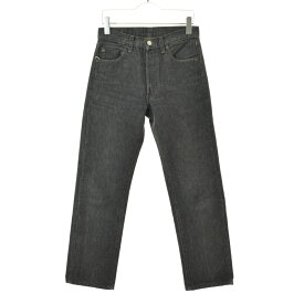 【中古】LEVIS / リーバイス80s USA製 501-0658 内股シングル 先染めブラックデニムパンツ【cacgacbf-m】