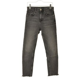 【中古】【期間限定値下げ】ZARA / ザラストレッチ ハイウエスト ブラックデニムパンツ【cacfacae-l】