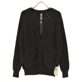 【中古】MUSE de DEUXIEME CLASSE / ミューズデドゥーズィエムクラスリブニット長袖カーディガン【送料無料】【cacgacbj-l】