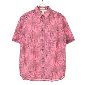 【中古】H&M L.O.G.G. / エイチアンドエムログレギュラーフィットコットンリネン半袖シャツ【cacgabaj-m】
