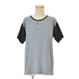 【中古】RRL / DOUBLE RL / ダブルアールエル2トーン ヘンリーネック半袖Tシャツ【cacfbbcj-m】