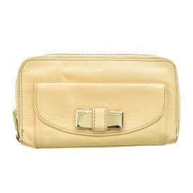 【中古】CHLOE / クロエ3P0501-015 リリー ラウンドジップ レザーリボン財布【送料無料】【cacfahcb-z】