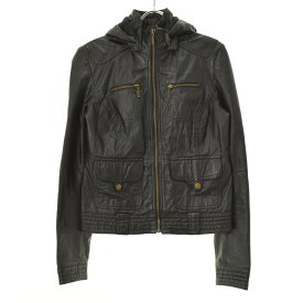 【中古】ZARA TRF / ザラティーアールエフフード付レザージャケット【cacgadbc-l】