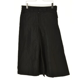 【中古】【期間限定値下げ】Y'S / ワイズYZ-S04-007 コットンラミーワイドマキシスカート【cacfbacg-l】