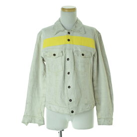 【中古】UNDERCOVER / アンダーカバー90s 97AW ラインペイント スエードレザージャケット【cacfbcdb-m】