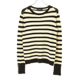 【中古】ZARA / ザラ5646/130/105 ボーダー長袖ニットセーター【cacfbcci-l】