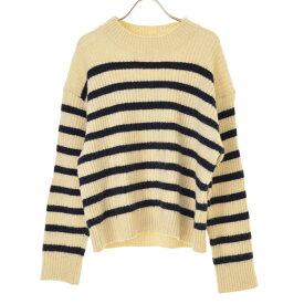 【中古】H&M / エイチアンドエムリブボーダー長袖ニットセーター【cacgadca-l】